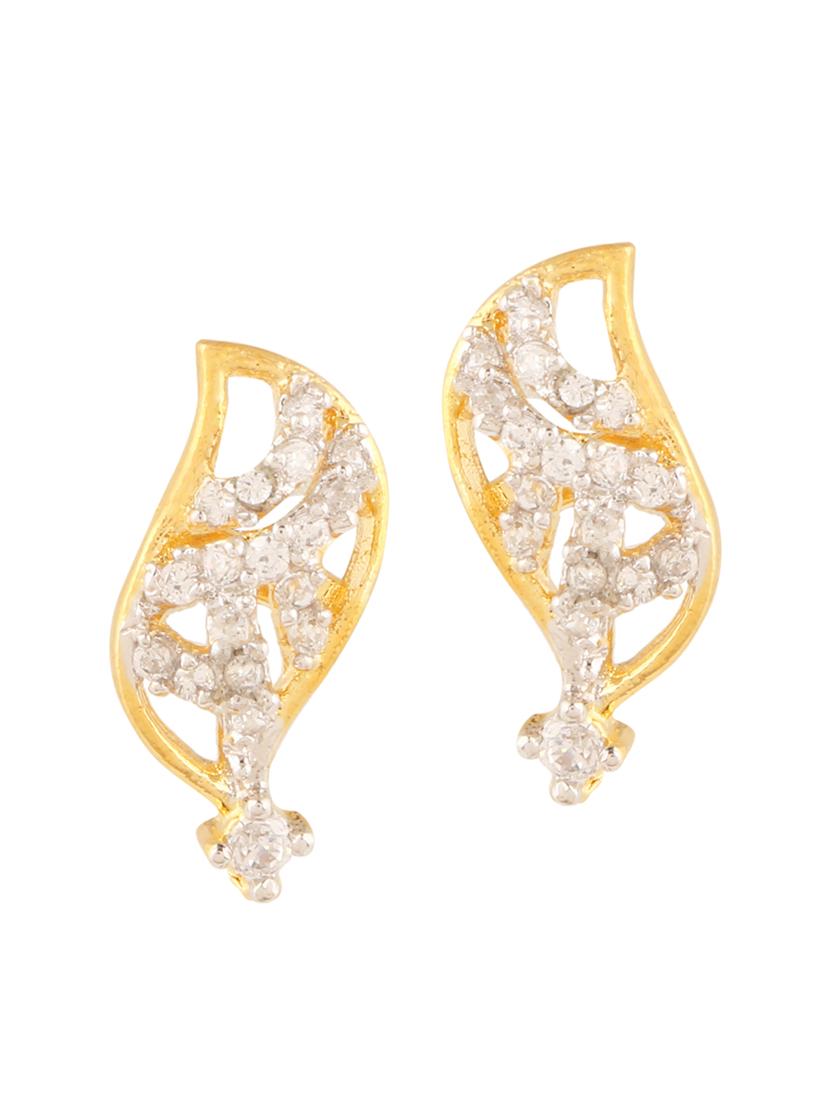 parijaat pack of cz stud earrings - 12796963 - Zoom Image - 1