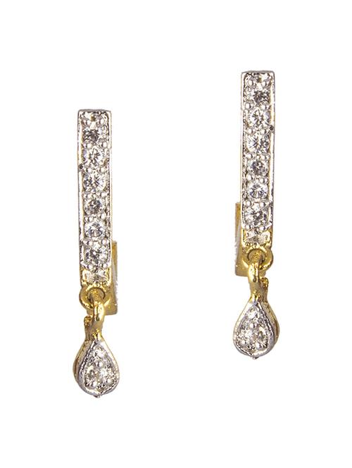 parijaat pack of cz earrings - 12796984 - Standard Image - 1