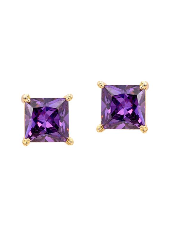 parijaat pack of cz stud earrings - 12797022 - Zoom Image - 1