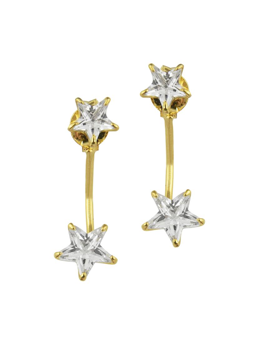 parijaat pack of cz stud earrings - 12797043 - Zoom Image - 1