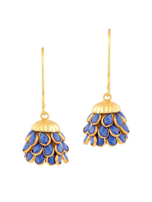 parijaat pack of cz jhumki earrings - 12797049 - Standard Image - 1