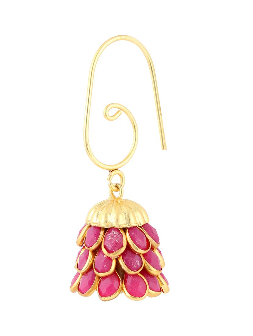 parijaat pack of cz jhumki earrings - 12797055 - Zoom Image - 2