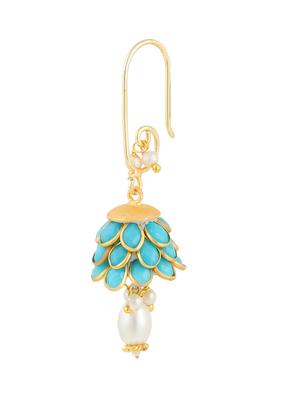 parijaat pack of cz jhumki earrings - 12797074 - Standard Image - 2