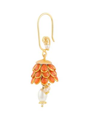 parijaat pack of cz jhumki earrings - 12797076 - Standard Image - 2