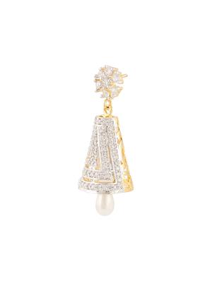 parijaat pack of cz jhumki earrings - 12797105 - Standard Image - 2