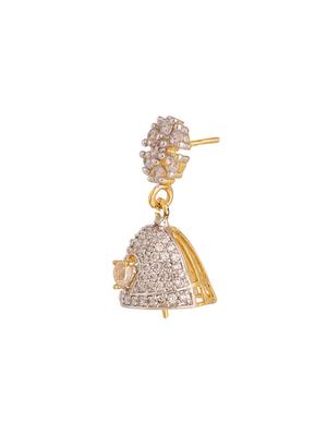 parijaat pack of cz jhumki earrings - 12797127 - Standard Image - 2