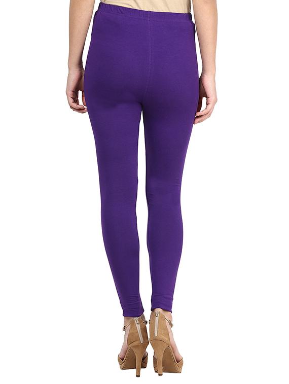 set of 2 multi colored cotton leggings - 12797612 - Zoom Image - 4