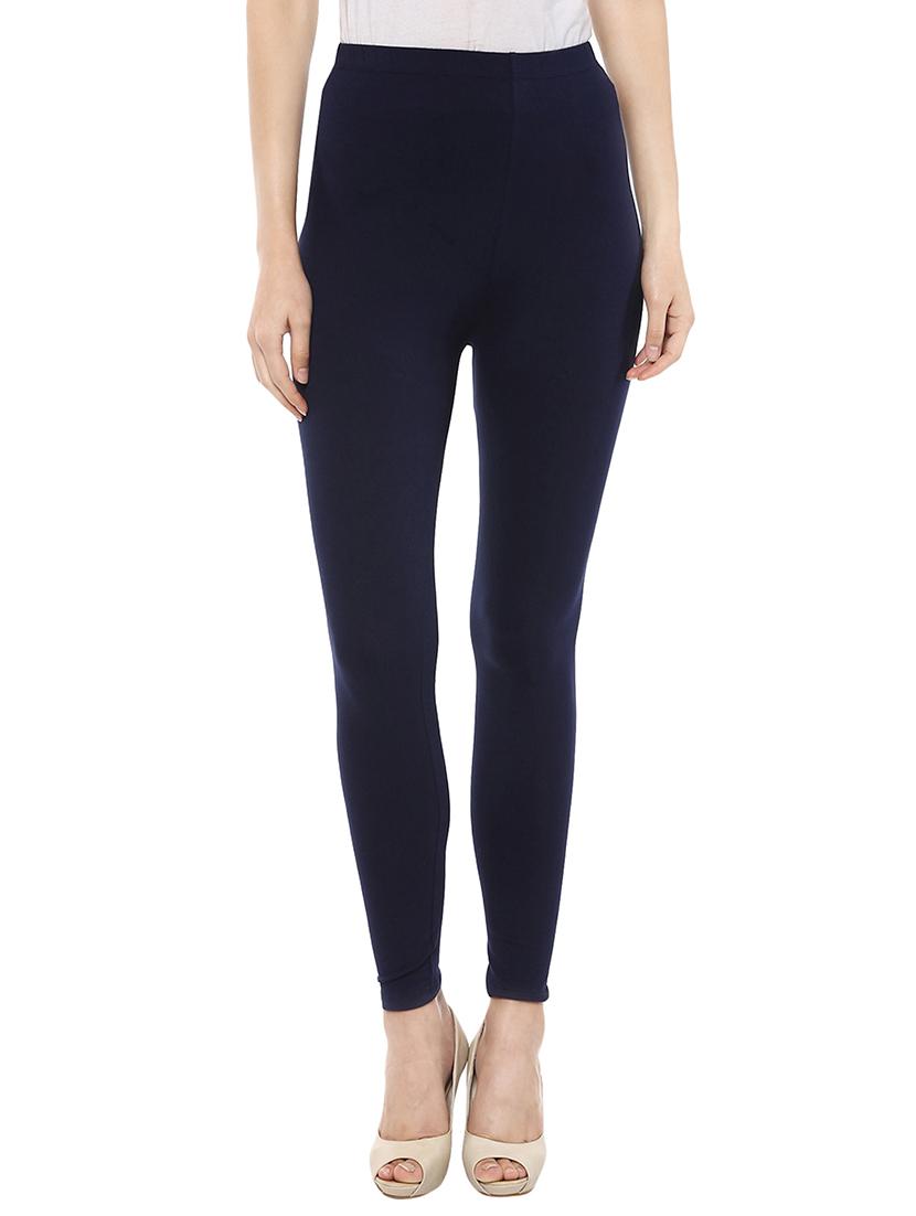 set of 2 multi colored cotton leggings - 12797653 - Zoom Image - 2