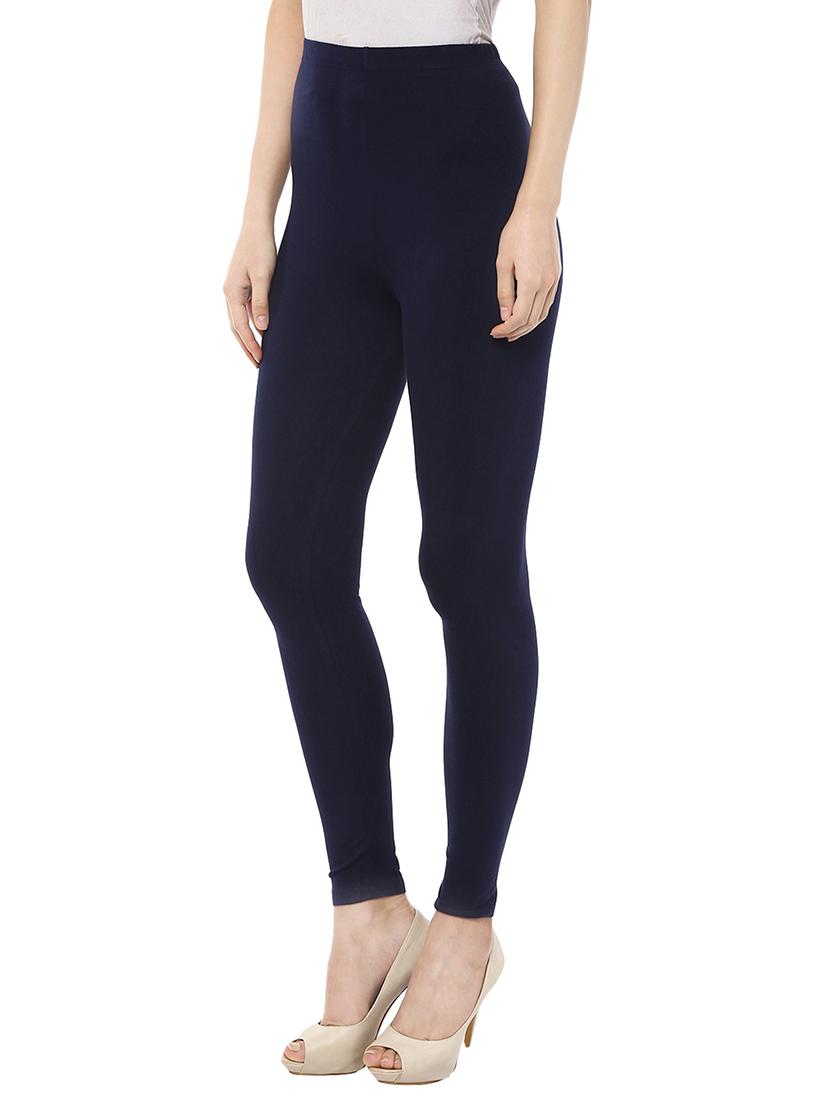 set of 2 multi colored cotton leggings - 12797653 - Zoom Image - 3