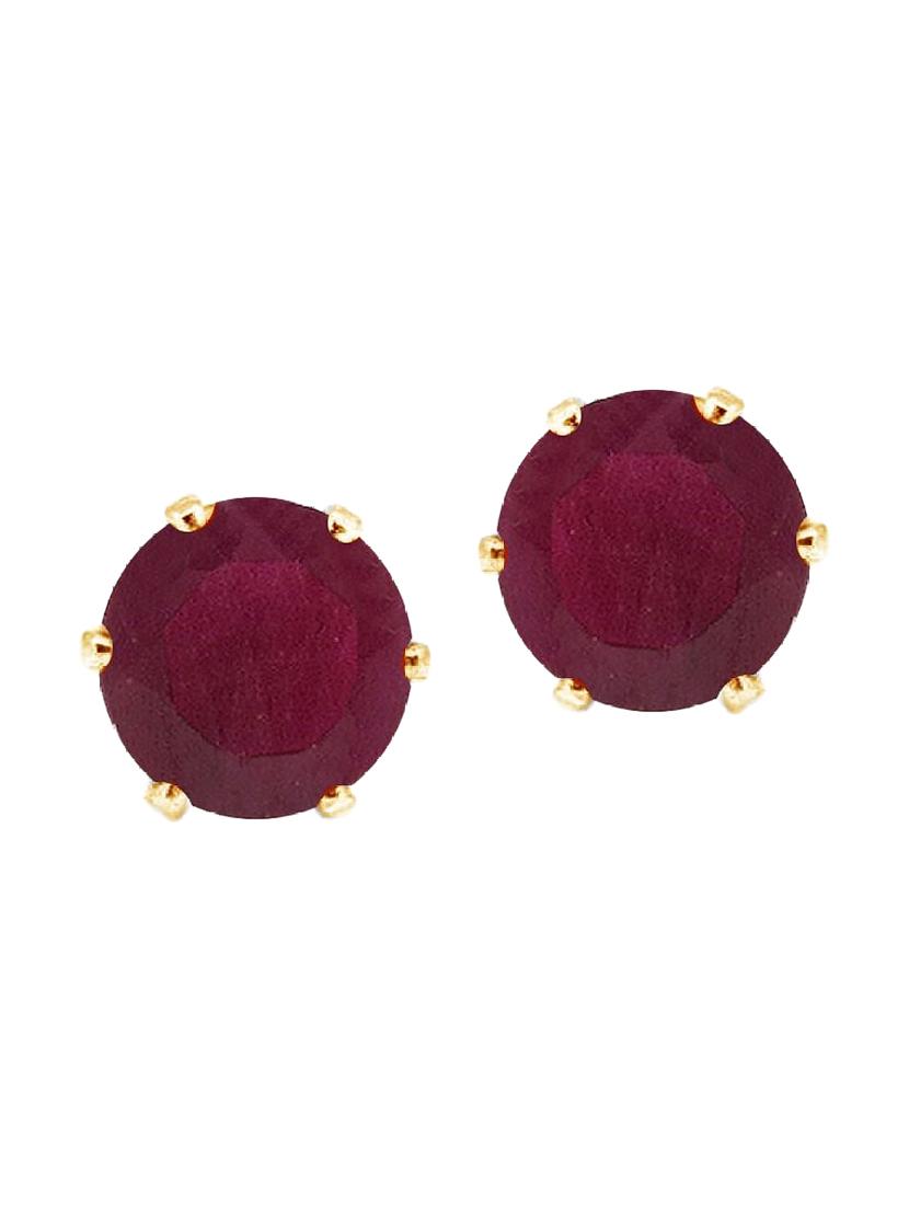 parijaat pack of cz stud earrings - 12797692 - Zoom Image - 1