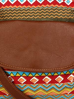 multi colored canvas sling bag - 12798309 - Standard Image - 4