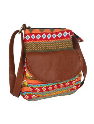 multi colored canvas sling bag - 12798309 - Standard Image - 5
