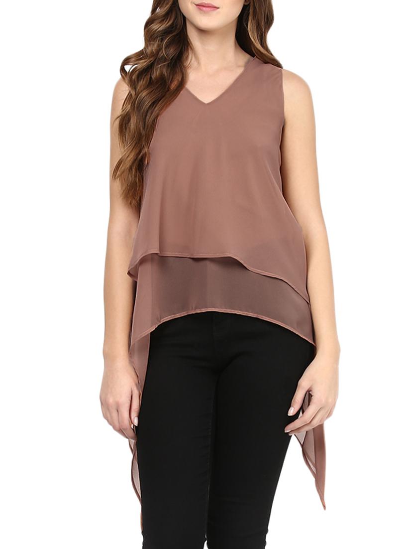 asymmetric layered top - 12799036 - Zoom Image - 1