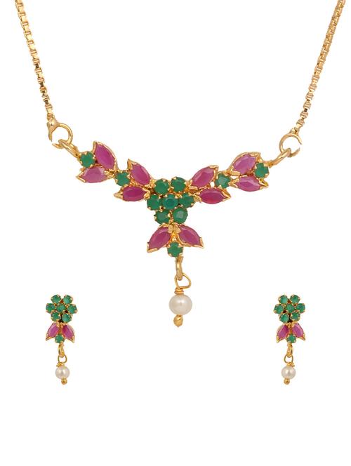 parijaat cz pendant for women - 12802686 - Standard Image - 1