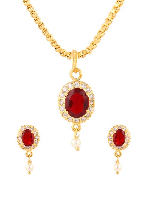 parijaat cz pendant for women - 12802967 - Standard Image - 1