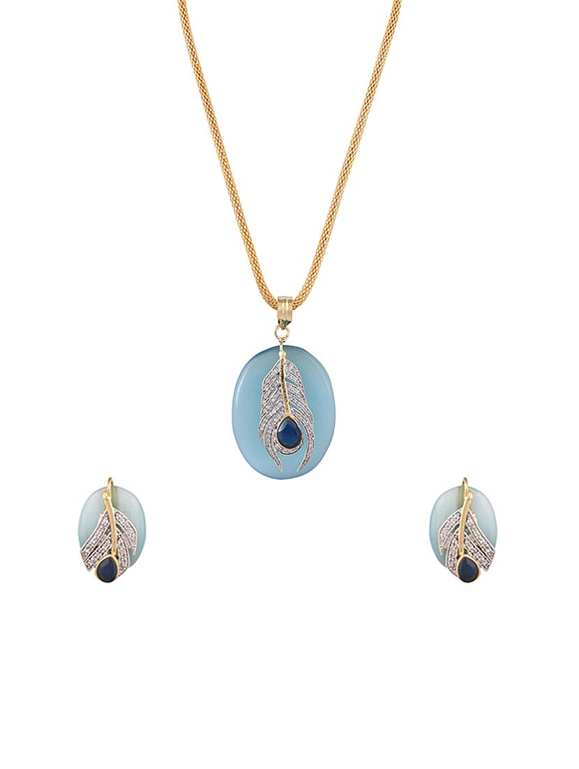 parijaat cz pendant for women - 12803078 - Zoom Image - 1