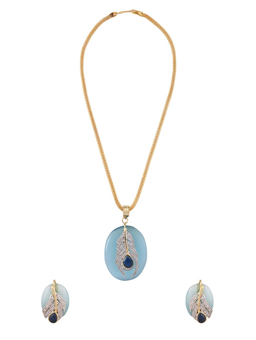 parijaat cz pendant for women - 12803078 - Zoom Image - 2