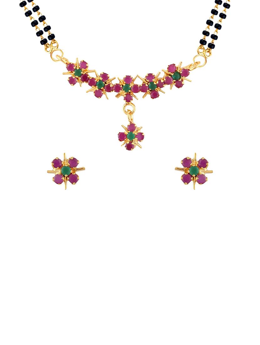 parijaat cz mangalsutra for women - 12803223 - Zoom Image - 1