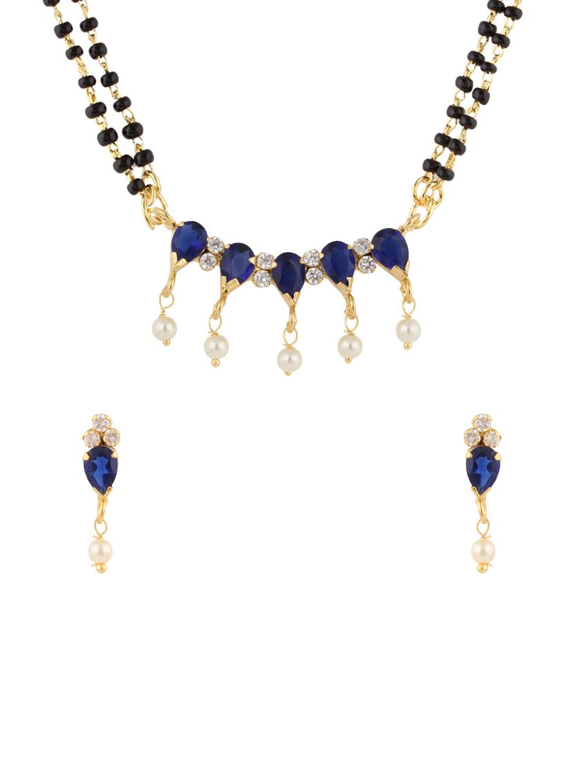 parijaat cz mangalsutra for women - 12803248 - Zoom Image - 1