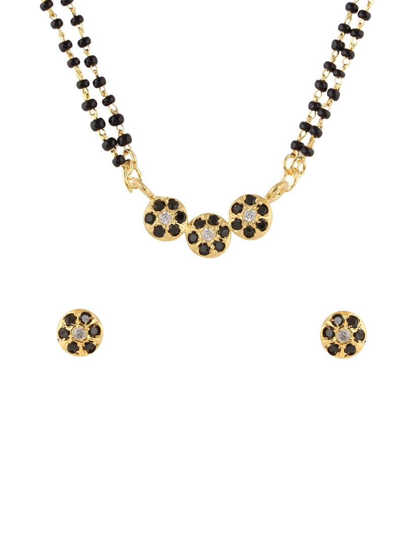 parijaat cz mangalsutra for women - 12803255 - Zoom Image - 1