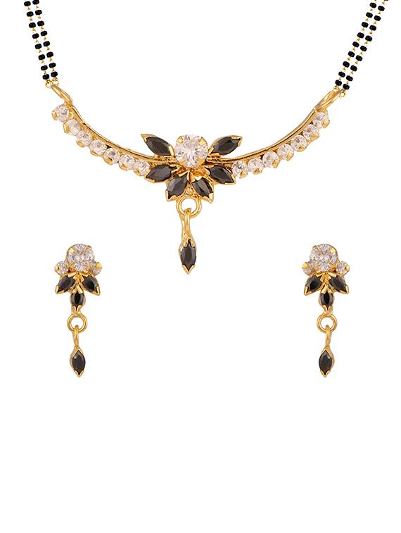 parijaat cz mangalsutra for women - 12803331 - Zoom Image - 1