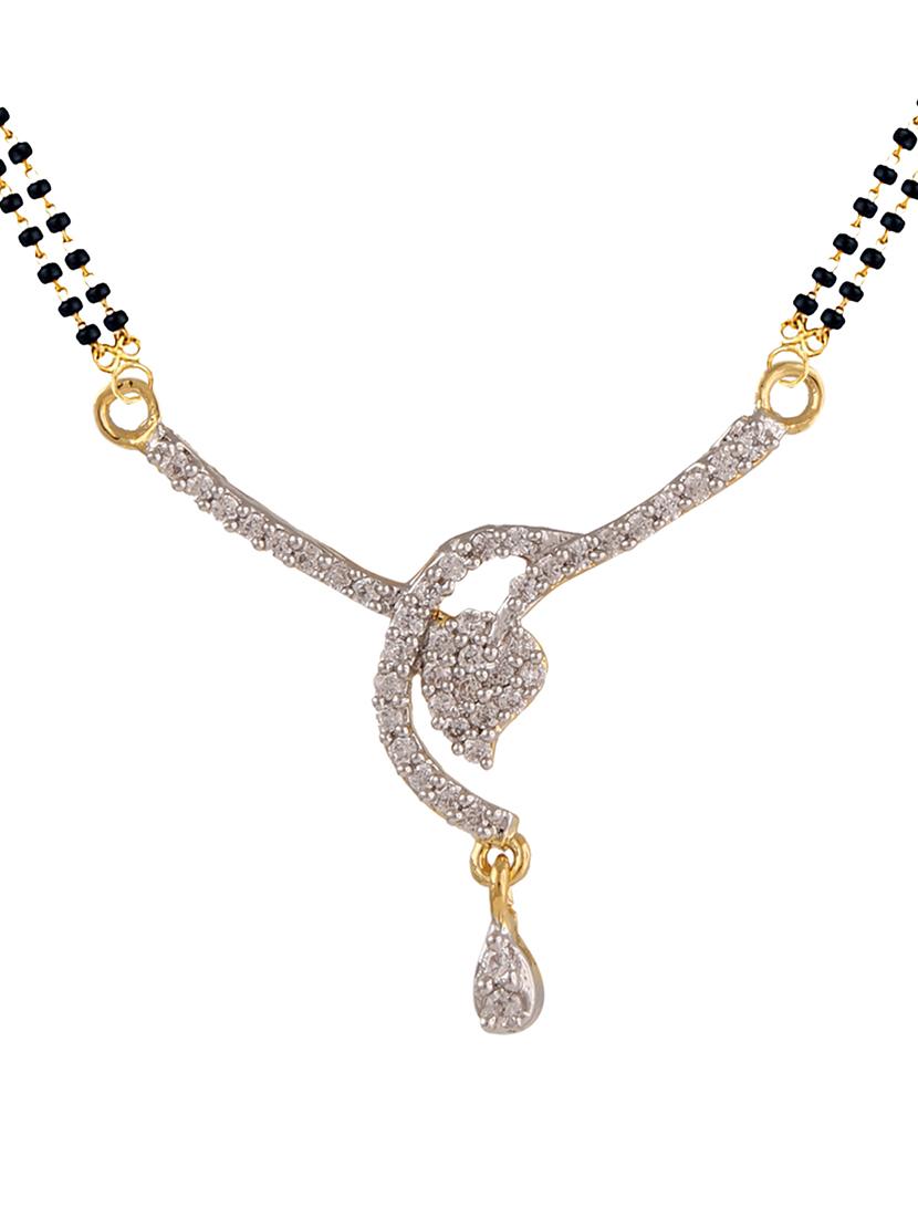 parijaat cz mangalsutra for women - 12803419 - Zoom Image - 1