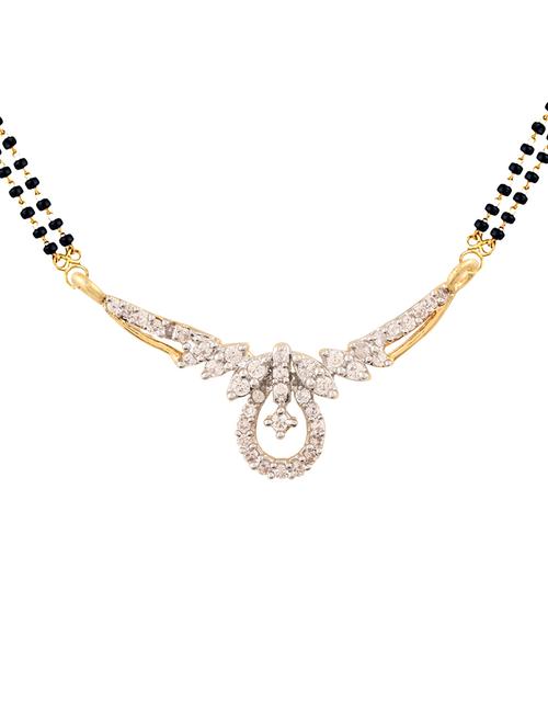 parijaat cz mangalsutra for women - 12803448 - Very Small Image - 1