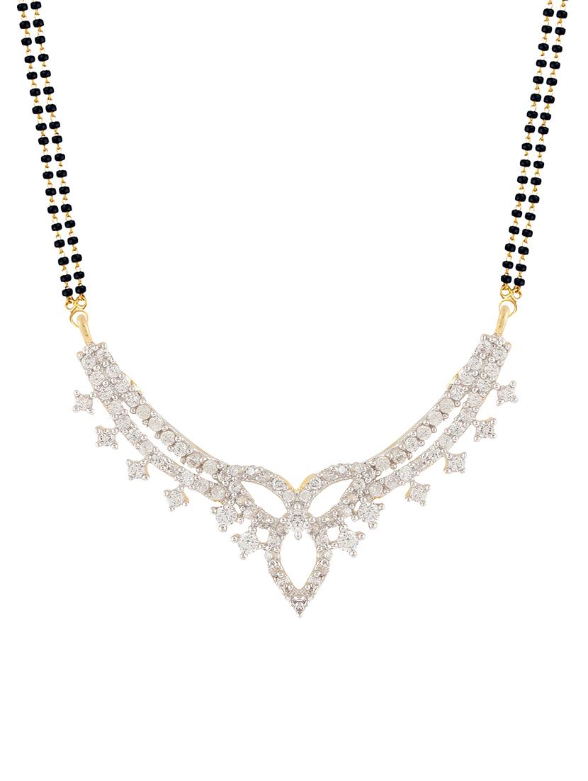parijaat cz mangalsutra for women - 12803459 - Zoom Image - 1