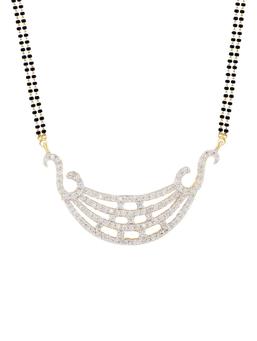 parijaat cz mangalsutra for women - 12803467 - Zoom Image - 1