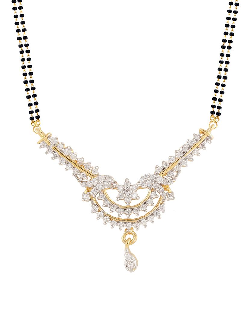 parijaat cz mangalsutra for women - 12803477 - Zoom Image - 1