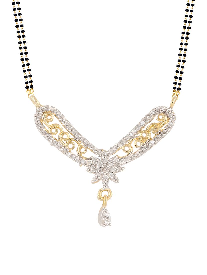parijaat cz mangalsutra for women - 12803479 - Zoom Image - 1