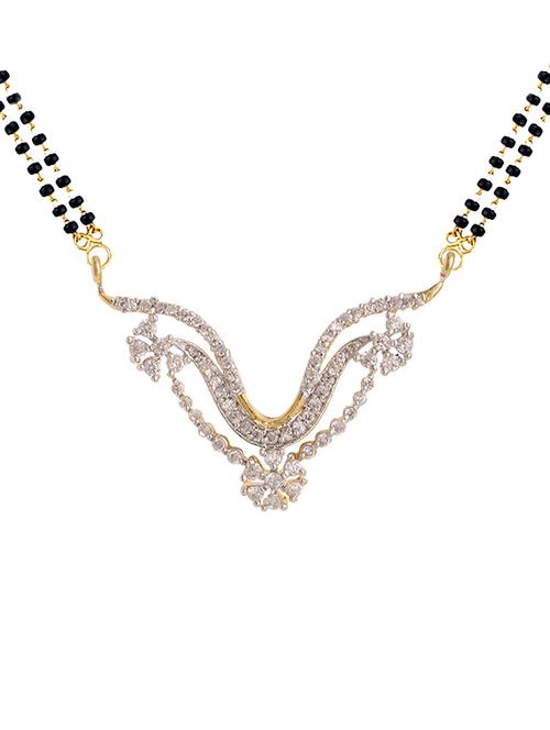 parijaat cz mangalsutra for women - 12803510 - Standard Image - 1