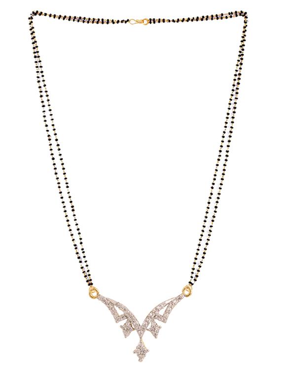 parijaat cz mangalsutra for women - 12803516 - Zoom Image - 2