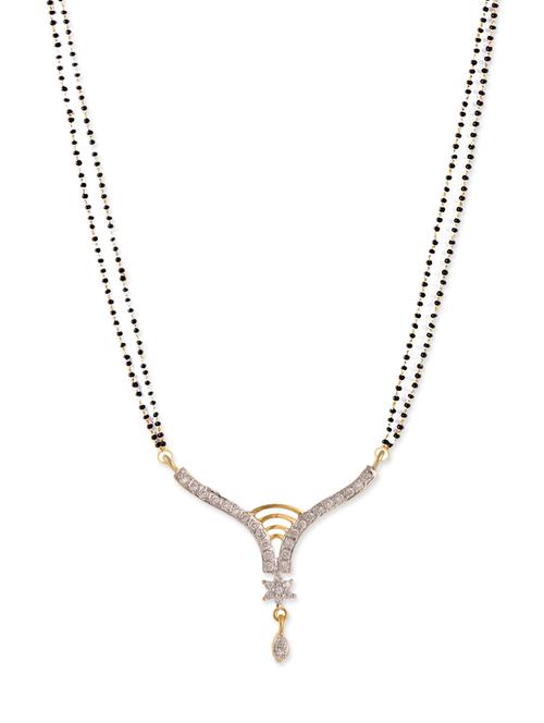 parijaat cz mangalsutra for women - 12803528 - Standard Image - 1