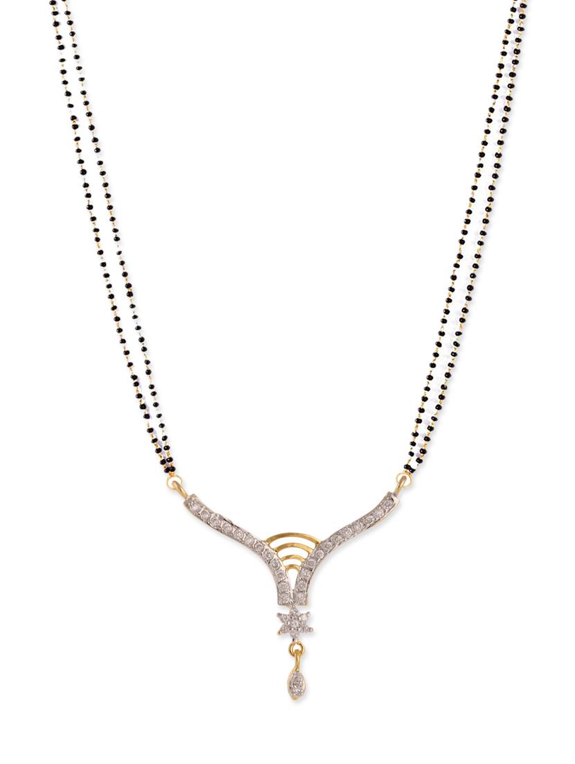 parijaat cz mangalsutra for women - 12803528 - Zoom Image - 1