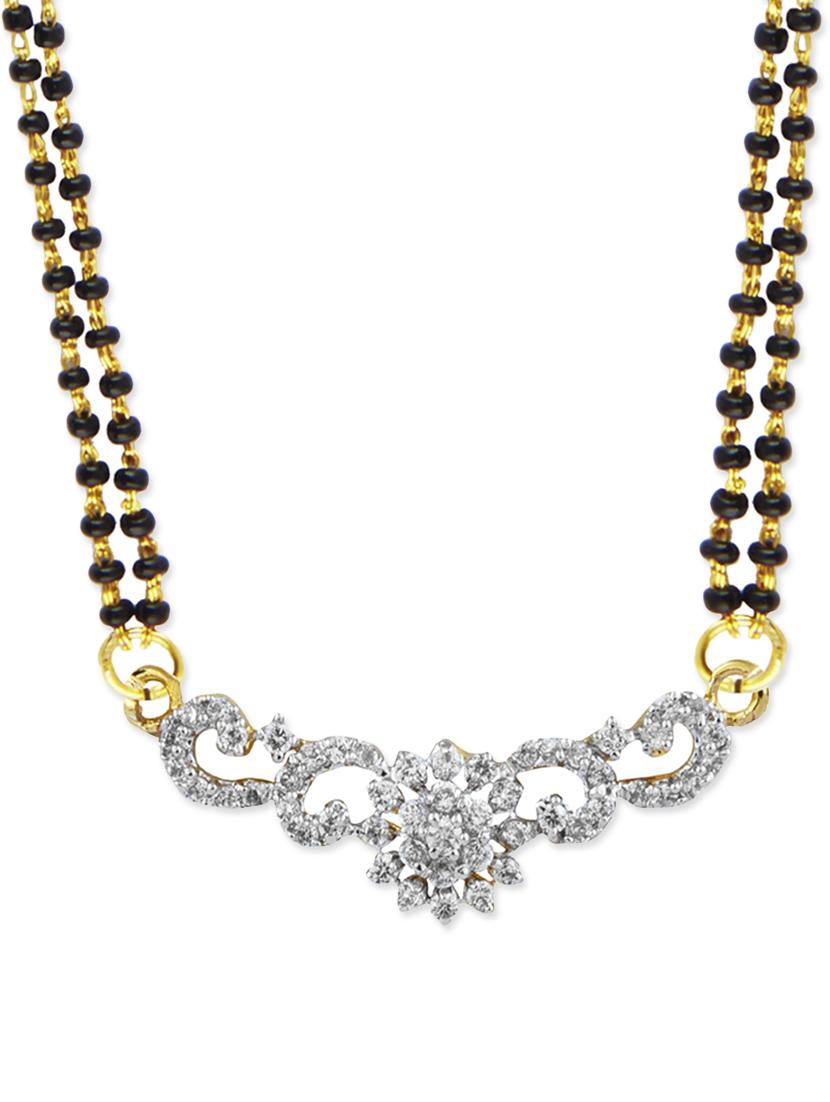 parijaat cz mangalsutra for women - 12803542 - Zoom Image - 1