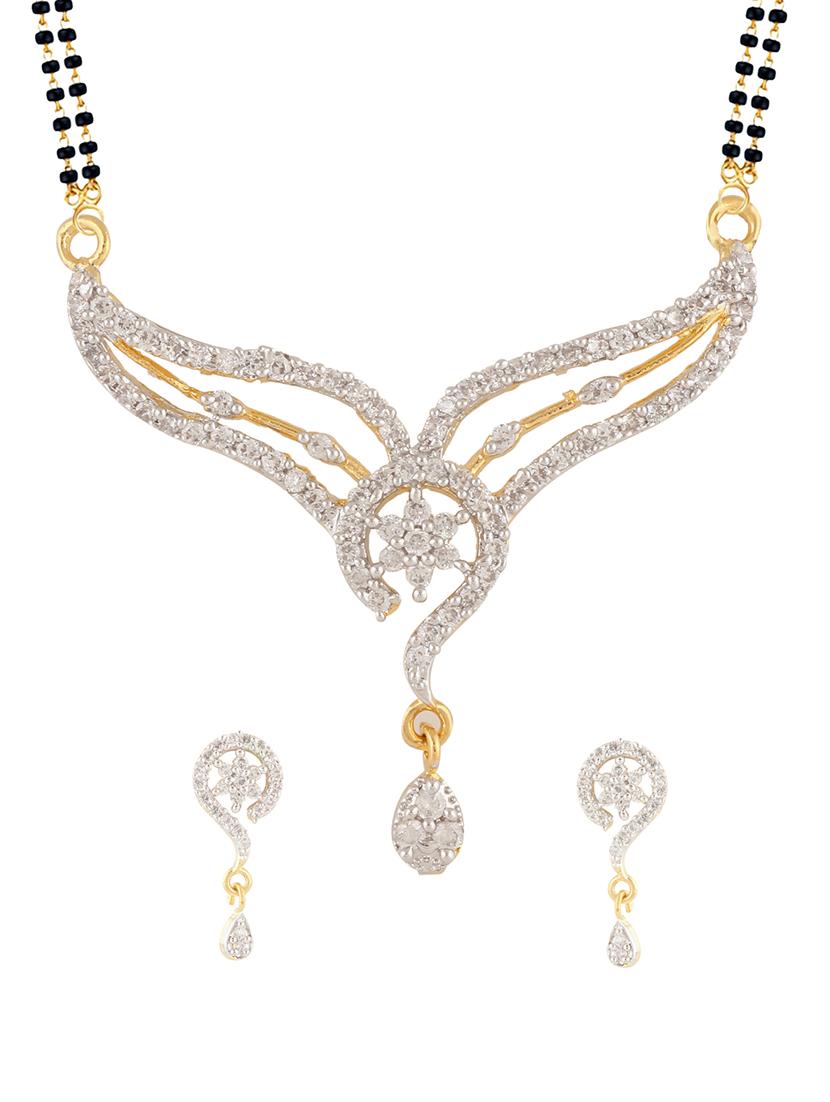 parijaat cz mangalsutra for women - 12803653 - Zoom Image - 1