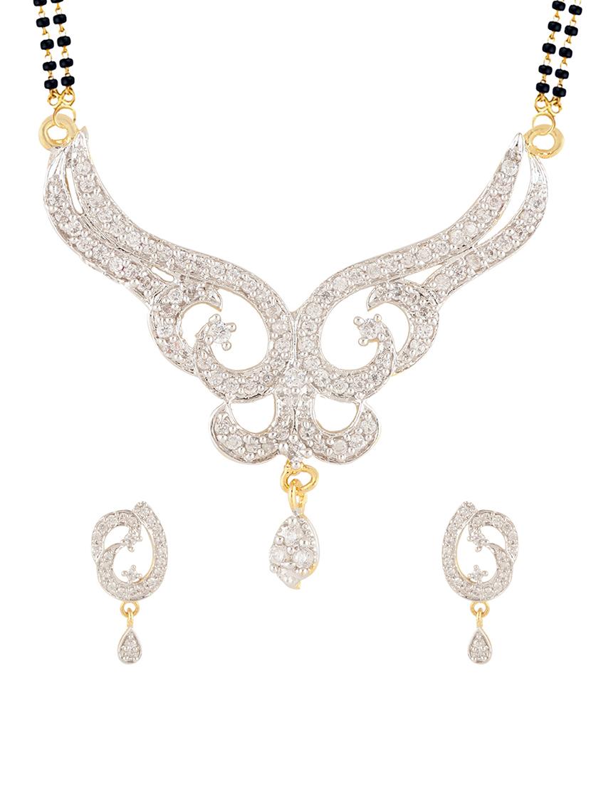 parijaat cz mangalsutra for women - 12803662 - Zoom Image - 1
