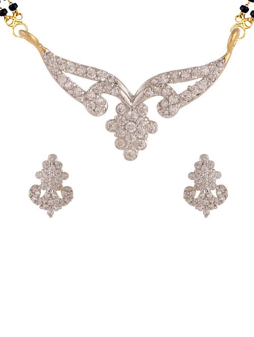parijaat cz mangalsutra for women - 12803686 - Standard Image - 1