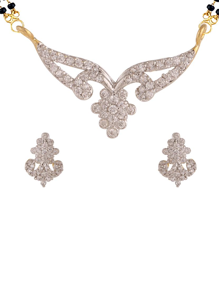 parijaat cz mangalsutra for women - 12803686 - Zoom Image - 1