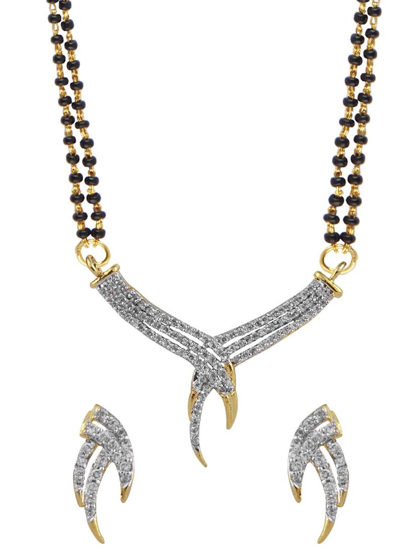 parijaat cz mangalsutra for women - 12803689 - Zoom Image - 1