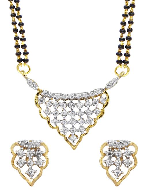 parijaat cz mangalsutra for women - 12803695 - Standard Image - 1