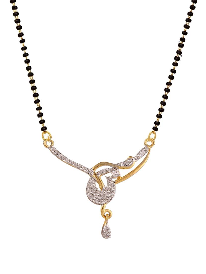 parijaat cz mangalsutra for women - 12803775 - Zoom Image - 1