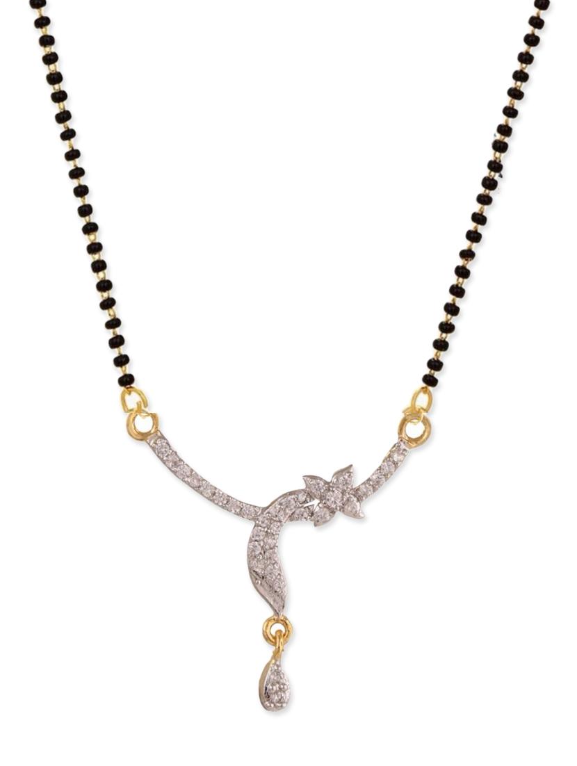 parijaat cz mangalsutra for women - 12803793 - Zoom Image - 1