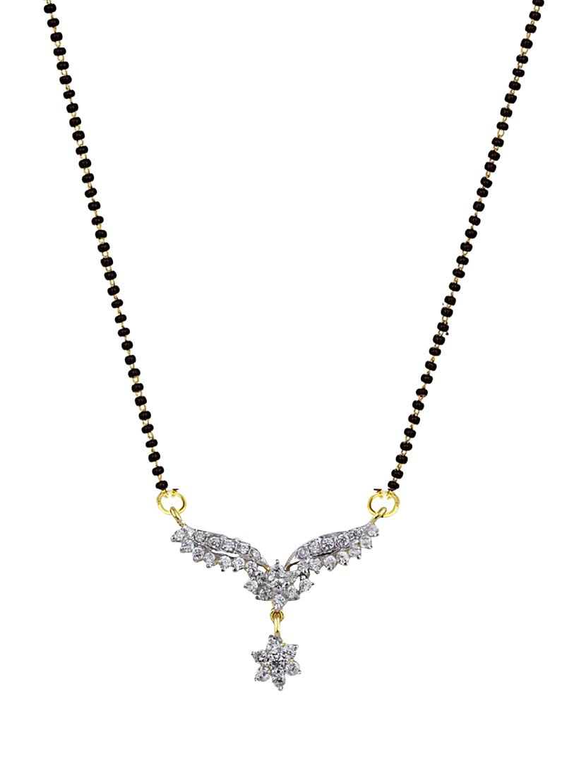 parijaat cz mangalsutra for women - 12803848 - Zoom Image - 1
