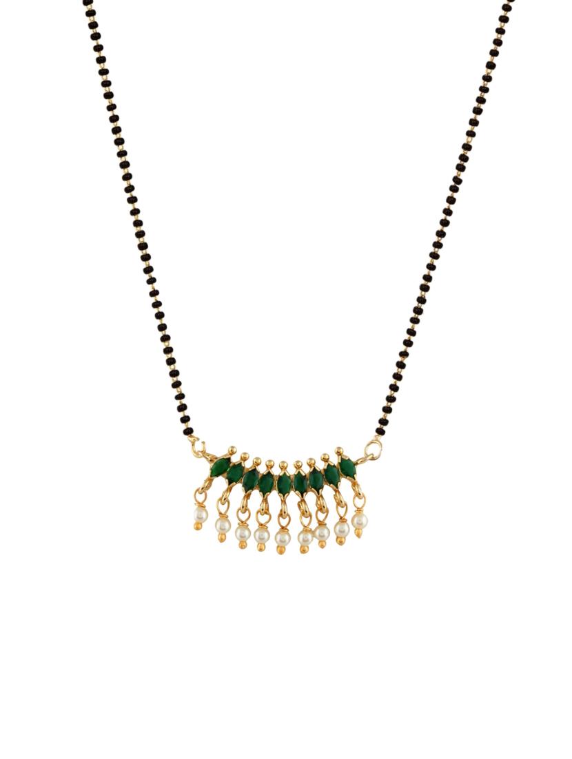 parijaat cz mangalsutra for women - 12803921 - Zoom Image - 1