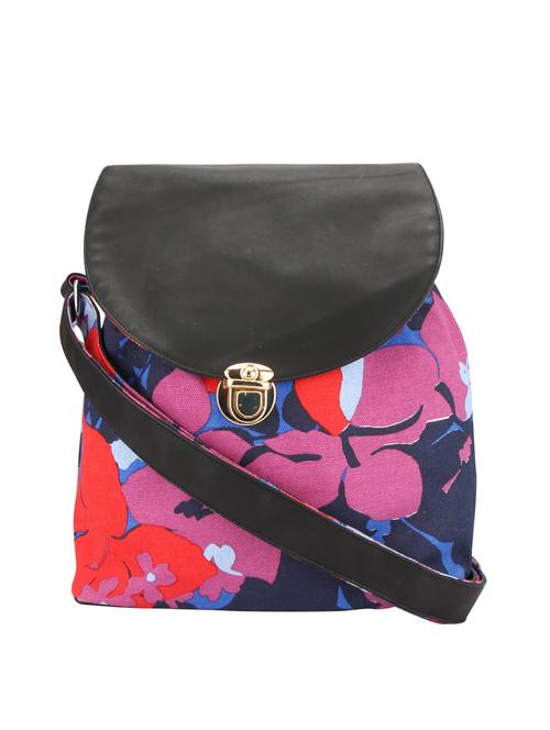 black canvas sling bag - 12806785 - Standard Image - 1