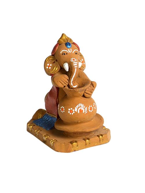 terracotta ganesha idol - 12809111 - Very Small Image - 1