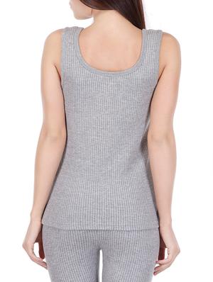 grey cotton thermal vest - 12817501 - Standard Image - 3