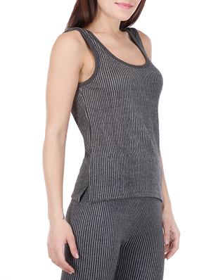 grey cotton thermal vest - 12817508 - Standard Image - 2